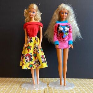 Vintage Shillman Disney Barbie Outfits – no dolls